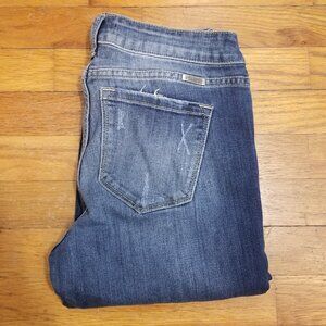 KanCan Women's Skinny Jeans - Dark Blue Wash